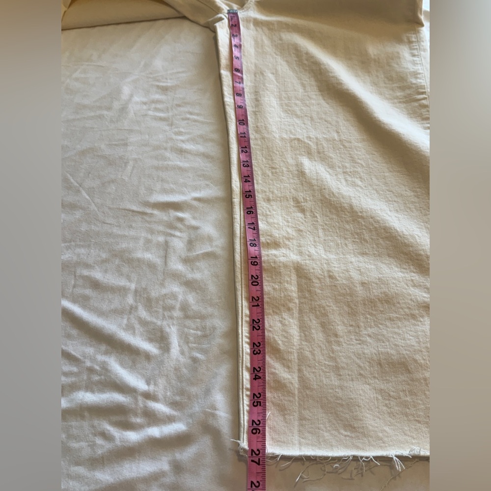 Madewell Women's The Perfect Vintage Wide-Leg Crop Jean Vintage Canvas 31 - Picture 14 of 14